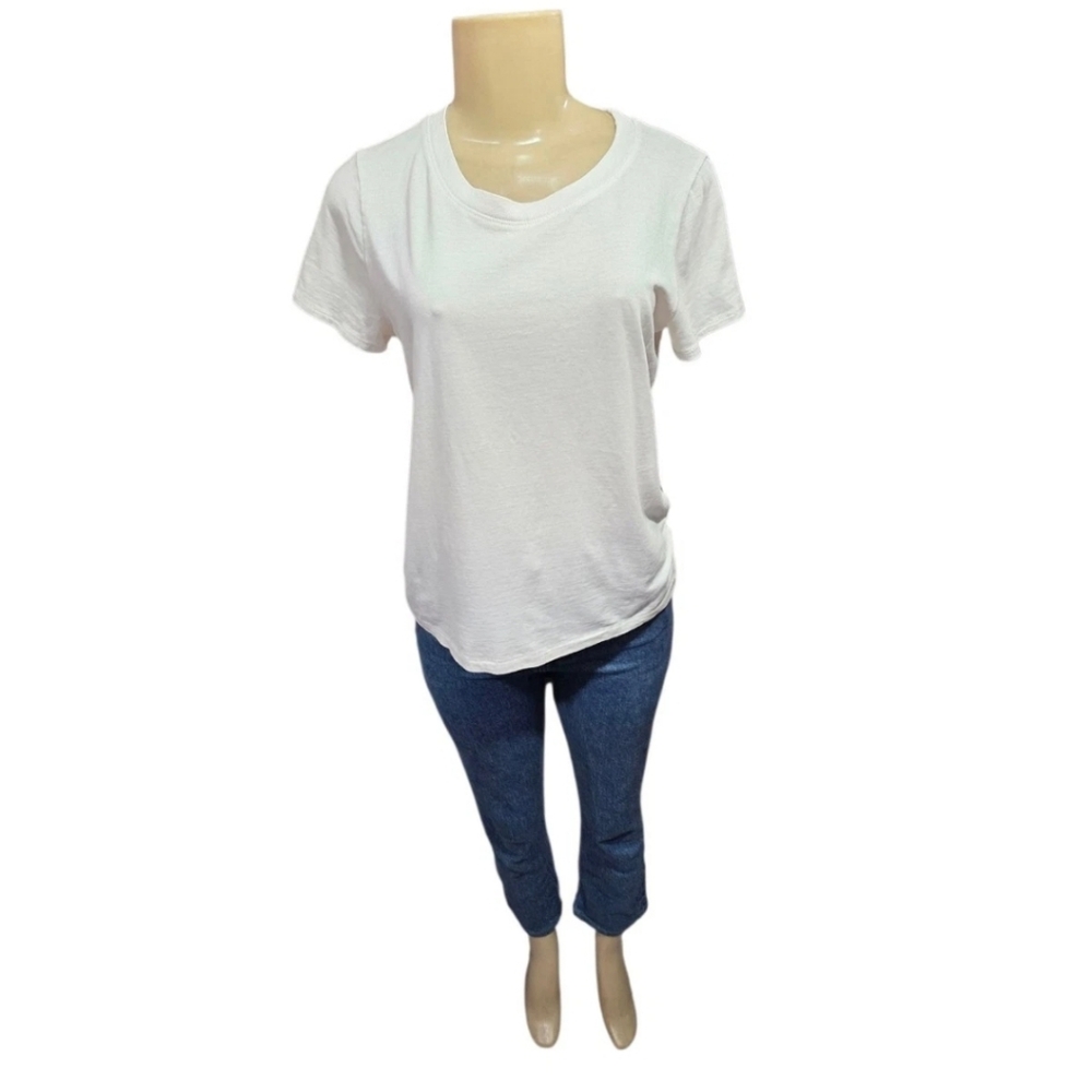 Madewell Women White Tee T-Shirt Short Sleeve Size XS
